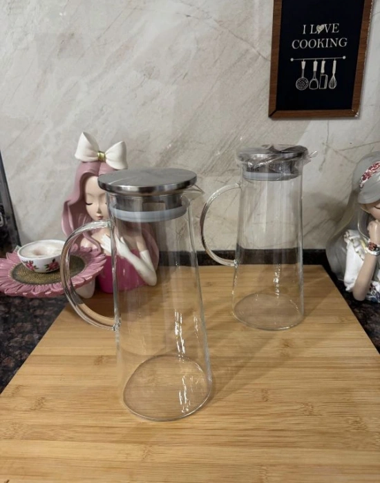 Cam Uzun Sürahı Demırhan 1.5 Litre