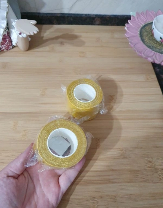 Dmr Sarı Çift Taraflı Halı Bandı