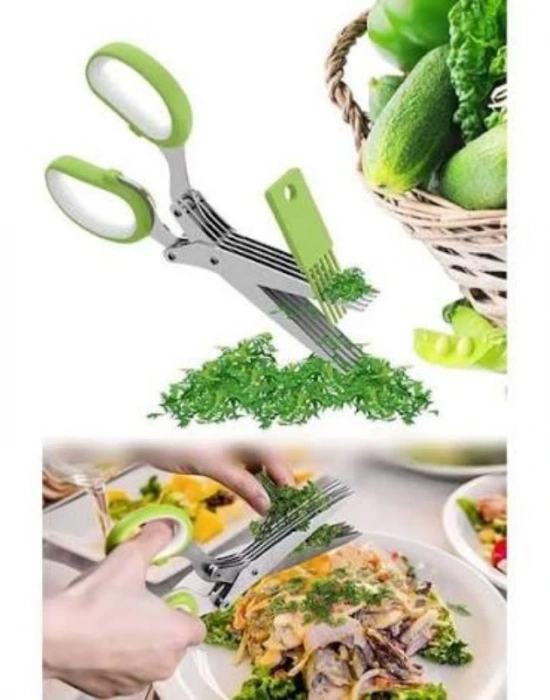 Sebze Doğrama Makası 5 Bıçaklı