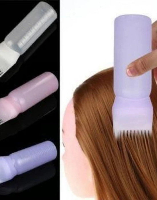 Silikon Saç Bakım Boyama Tarağı Serumu