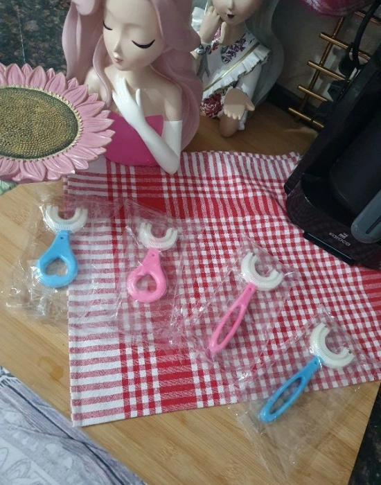 U Diş Fırçası 0-6 Yaş Küçük Pembe