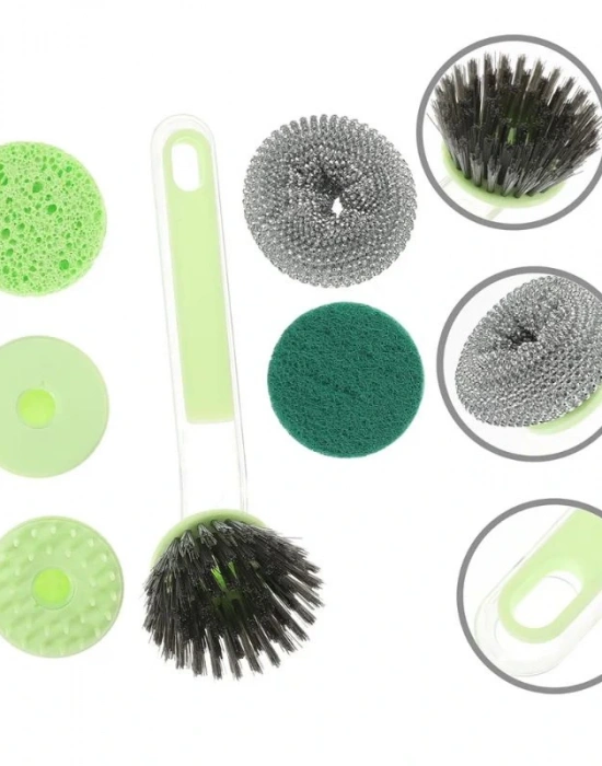 Brt Çok Amaçlı Yedek Başlıklı Mutfak Bulaşık Fırçası