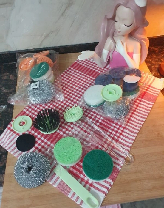 Brt Çok Amaçlı Yedek Başlıklı Mutfak Bulaşık Fırçası