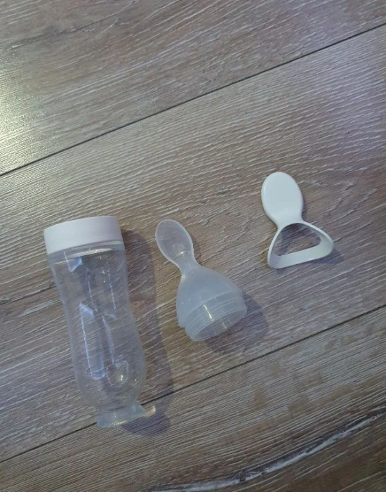 Bebek İçin Kaşıklı Mama Biberonu Biberon Kaşık