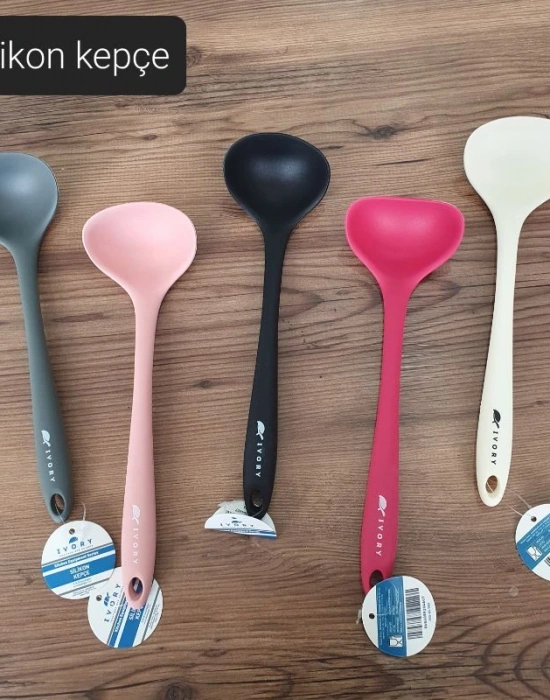 İvory Silikon Kepçe Pembe