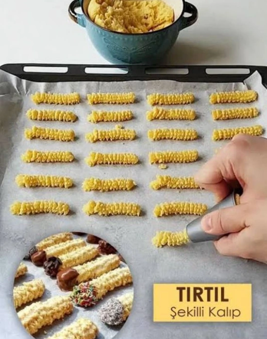 Tırtıl Kurabiye Kalıbı