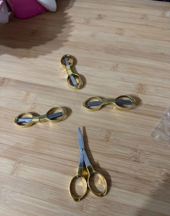 Çok Amaçlı Katlanır Makas ( Dikiş ) Gold