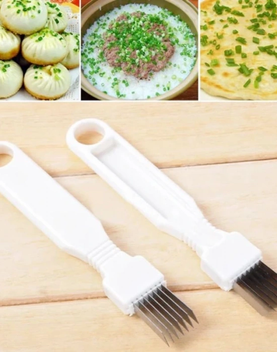 7 Bıçaklı Julyen Sarımsak Biber Soğan Doğrayıcı