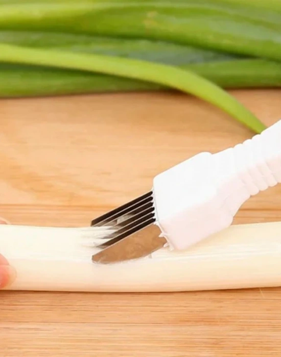 7 Bıçaklı Julyen Sarımsak Biber Soğan Doğrayıcı