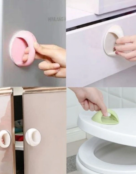 Yuvarlak 2Li Plastik Kulp Tutucu Beyaz