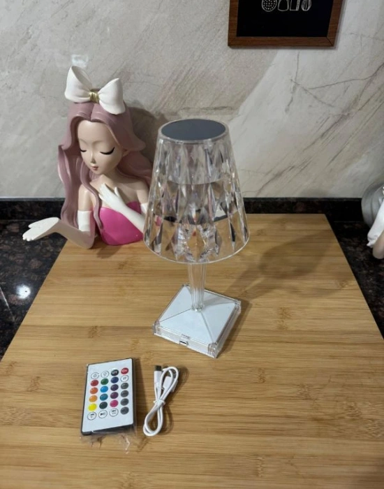 Kristal Masa Lamba Abajur