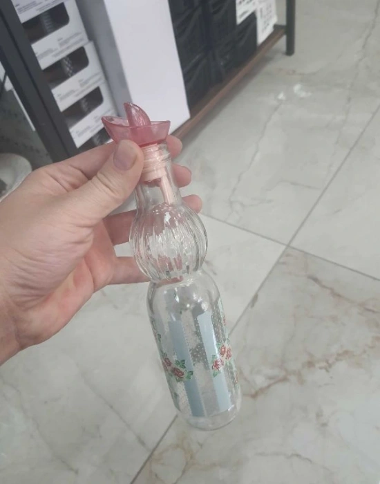 Küçük Düz Yağdanlık Çiçekli