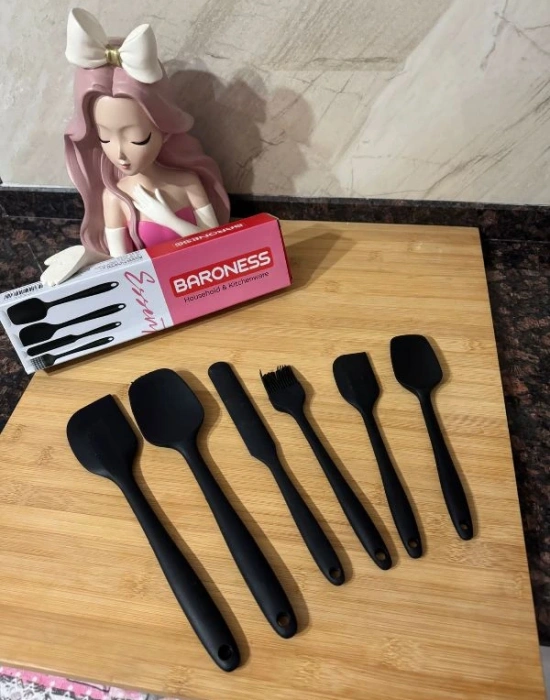 Baroness 6Lı Spatula Siyah