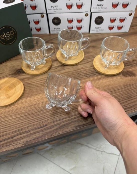 4lu Ayaklı Çay Bardağı Madam Coco Model