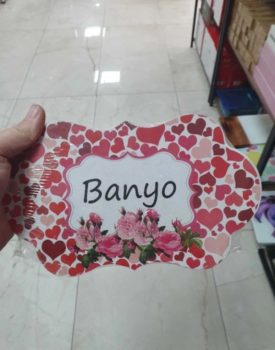 Banyo Yazılı Askı