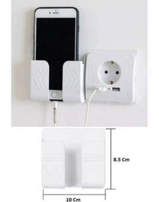 Kumanda Beyaz Telefon Tutucu