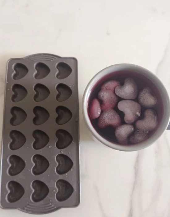 Kırmızı Kalpli Çikolata Kalıp