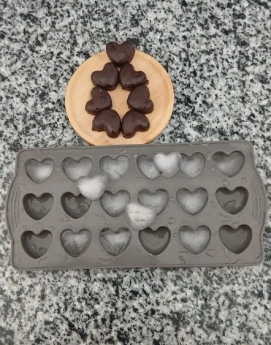 Gri Kalpli Çikolata Kalıp