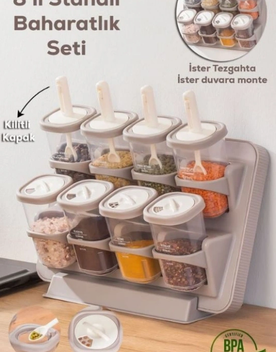 Kaşıklı Baharatlık Violet