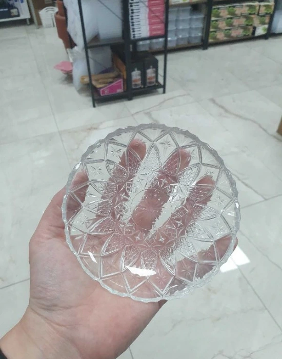 Cam Tatlı Tabağı 6Lı