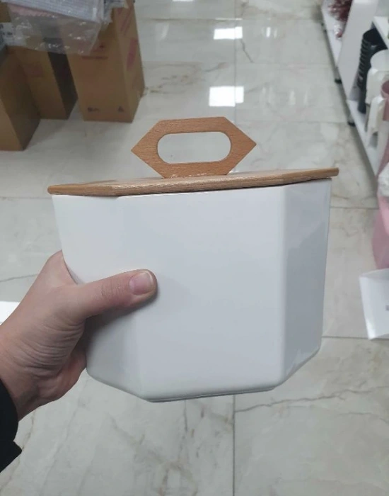 Arow Tekli Kavanoz Porselen