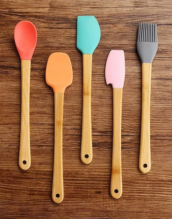 Bambu Mini Spatula 5Li Renkli