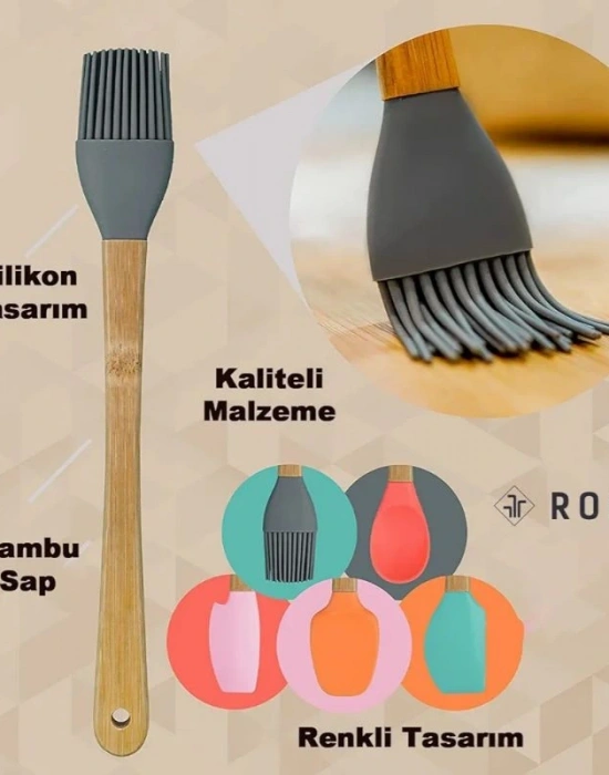 Bambu Mini Spatula 5Li Renkli