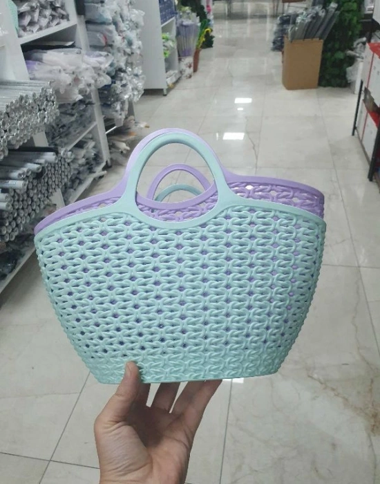 Plastik Hasır Sepet