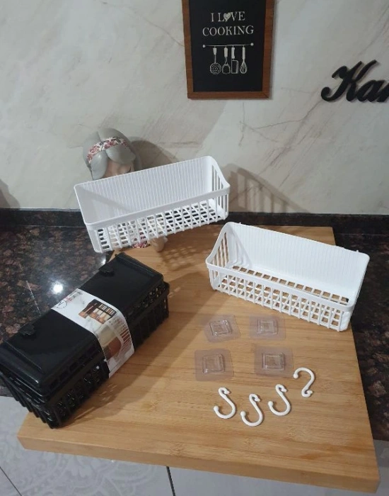 2Li Banyo Organizer Beyaz