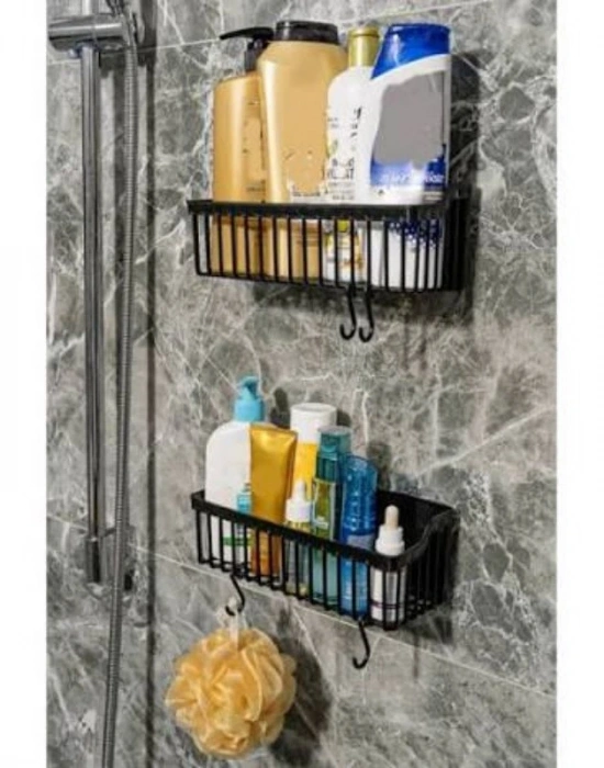 2Li Banyo Organizer Siyah