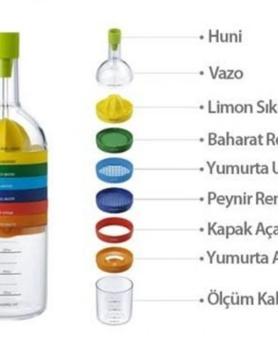 8 Parça Hunili Mutfak Seti