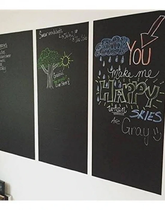 Yapışkanlı Silinebilir Kara Tahta