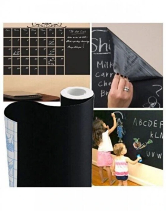 Yapışkanlı Silinebilir Kara Tahta