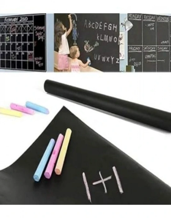 Yapışkanlı Silinebilir Kara Tahta