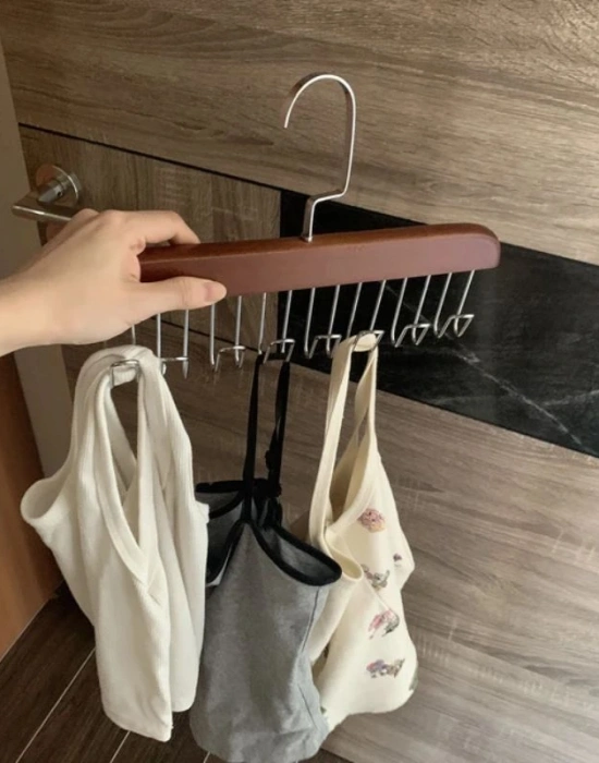 Ahşap Şal Askısı