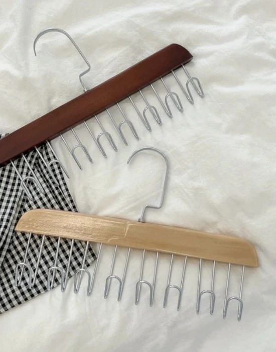 Ahşap Şal Askısı