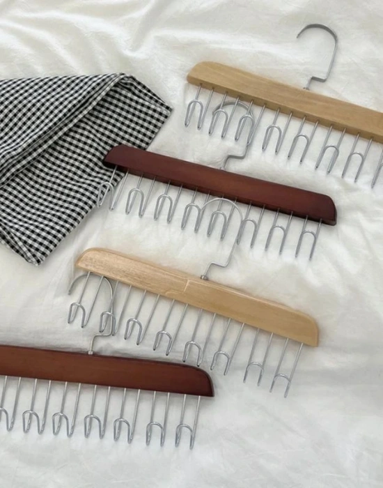 Ahşap Şal Askısı