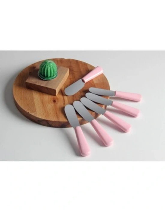 Plastik Sap Kahvaltı Bıcağı Renkli