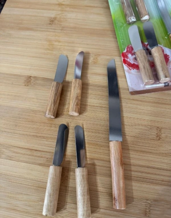 Bambu Sap Bıçak Seti 5Li