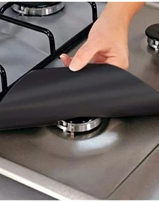 4Lü Ocak Folyo Siyah