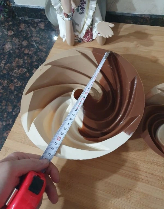 Rüzgargülü Silikon Kek Kalıbı Büyük