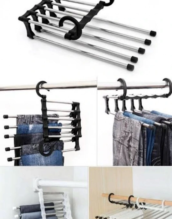 Hareketli Askı Pantolon Askı 5Li