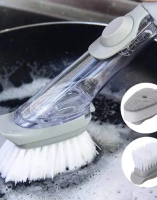 Sabun Hazneli Ve Süngerli Fırça