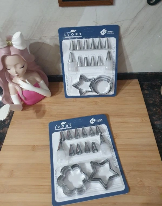 22 Parça Pasta Dekorasyon Seti