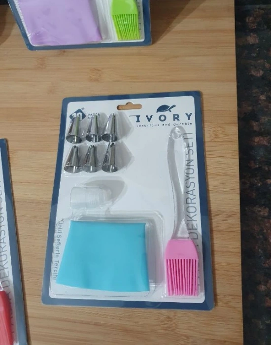 10 Parça Pasta Dekorasyon Seti