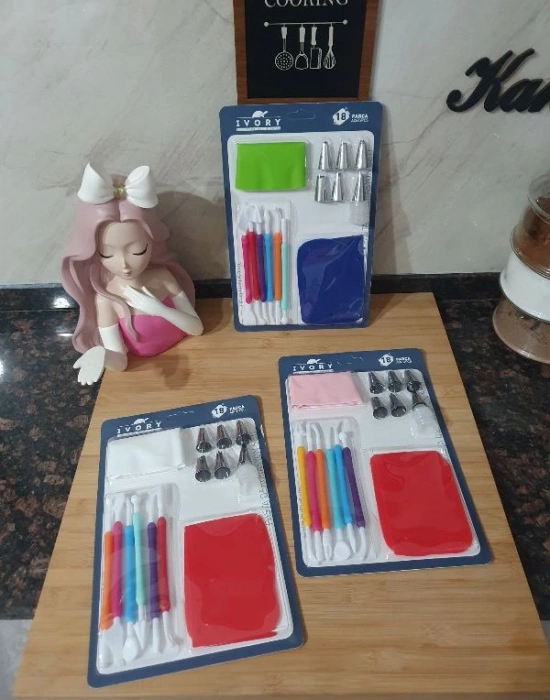 18 Parça Pasta Dekorasyon Seti