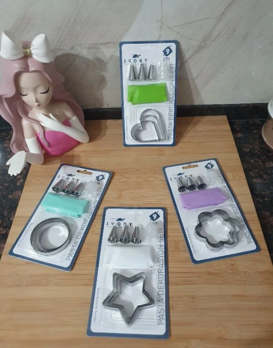 9 Parça Pasta Dekorasyon Seti