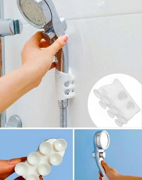 Vantuzlu Duş Başlığı Tutucu