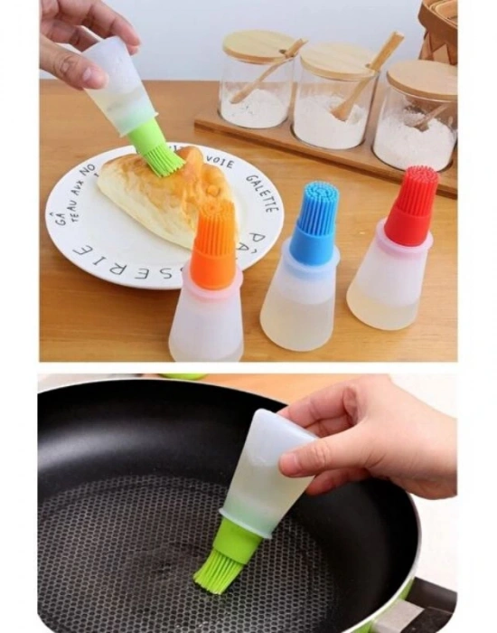 Silikon Yumurta Fırçası Hazneli