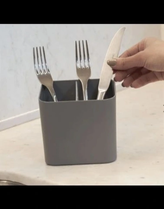 2 Bölmeli Mini Kare Kaşıklık